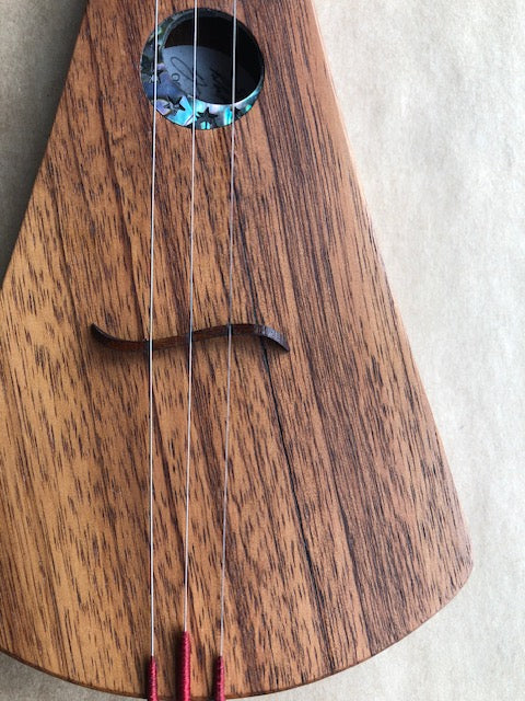 Koa D, repaired front crack