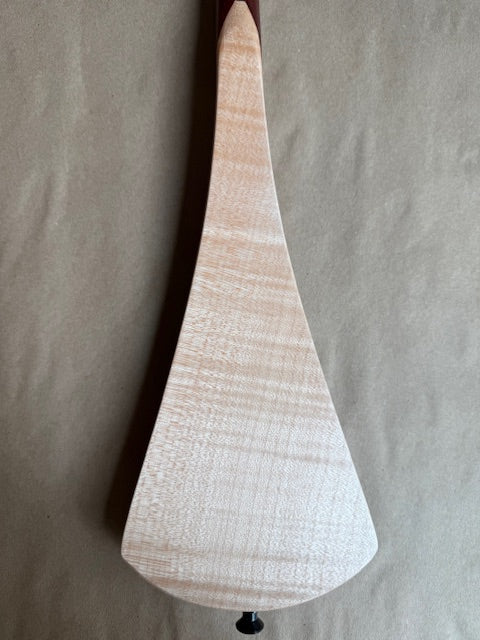 Curly Maple D Grand, blemish on top