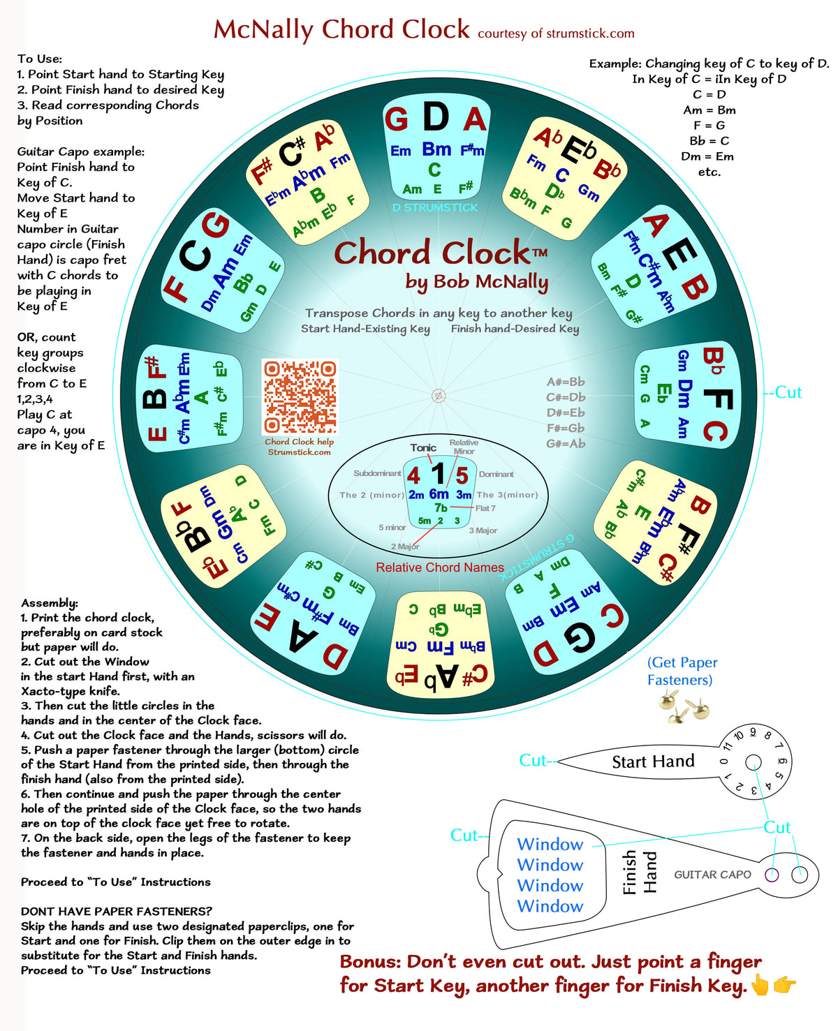 Free Chord Clock