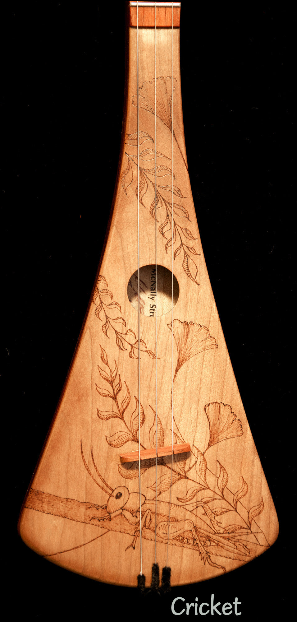 Woodburned Strumstick Designs