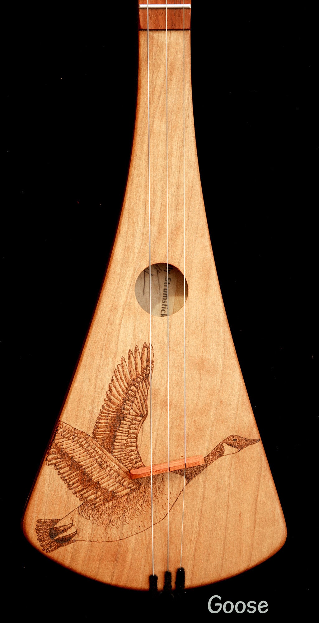 Woodburned Strumstick Designs