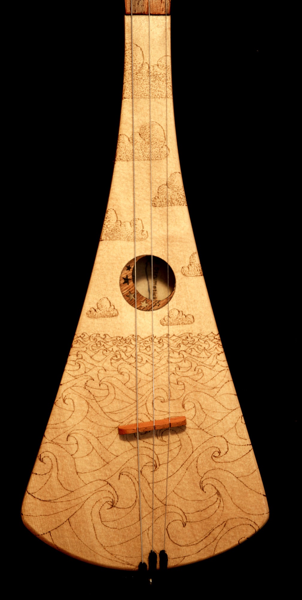 Woodburned Strumstick Designs
