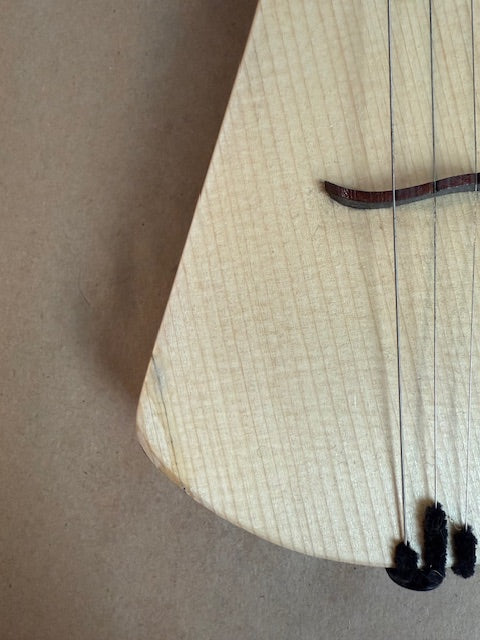 Spruce D Grand, with repaired tiny top crack